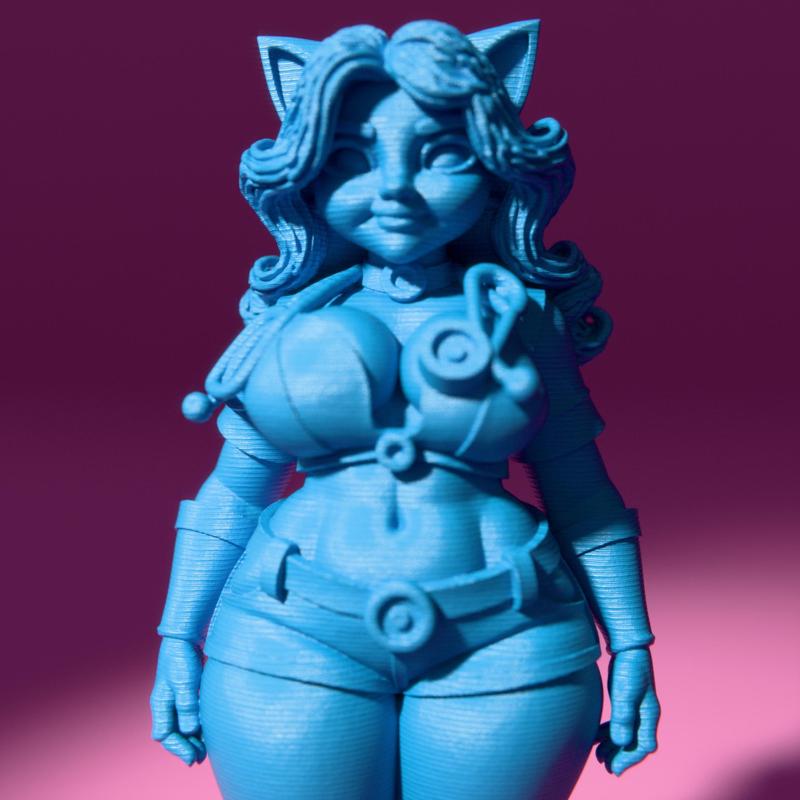 Chubby Catwoman Miniature