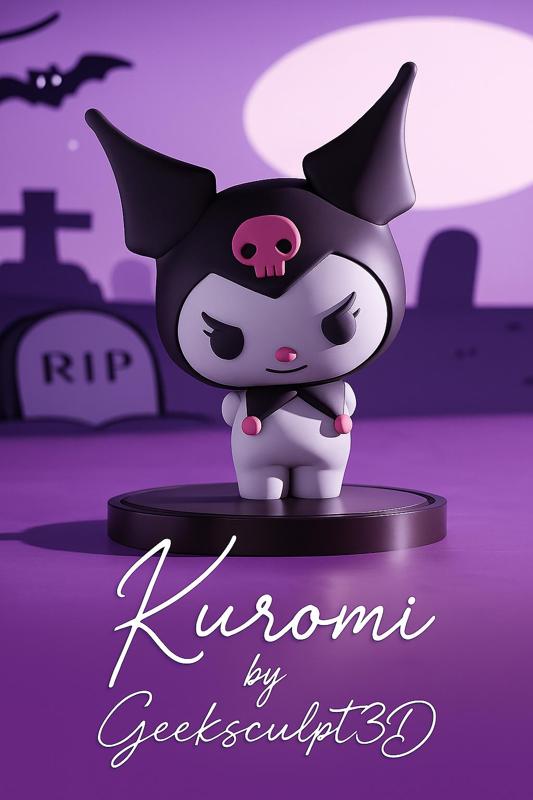Sanrio Kuromi Cute Kawaii Character Collectible