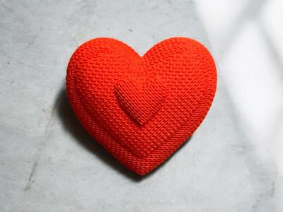 Knitted Heart