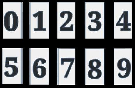 Preschool Counting Cards 0-9