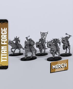 Marauders Cavalry - With Free Dragon  - 5e DnD Inspired for RPG and Wargamers