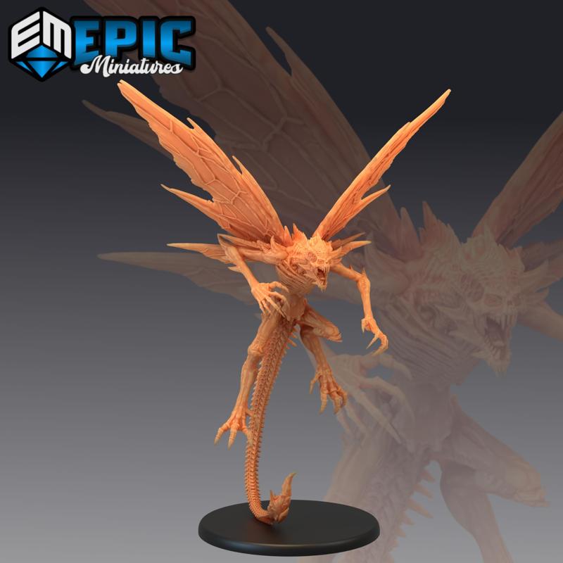 Bone Devil Flying /  Skeleton Demon / Winged Skull Encounter