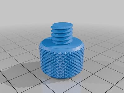 Microphone camera screw thread adapter 5/8" inside, 3/8" outside