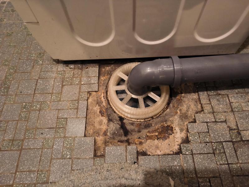 A drain filter holder.