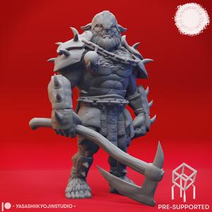 Bugbear Warchief - Book of Beasts - Tabletop Miniature (Pre-Supported)