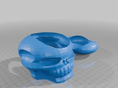Halloween skeleton bowl