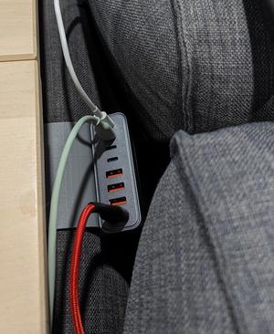 USB Charging Block Mount for Couch