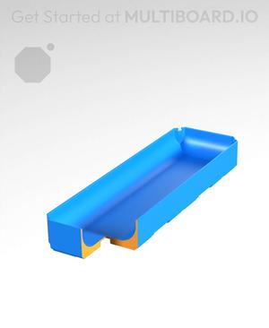 1x3x0.5 - Full Curved Bin - Multibin Insert