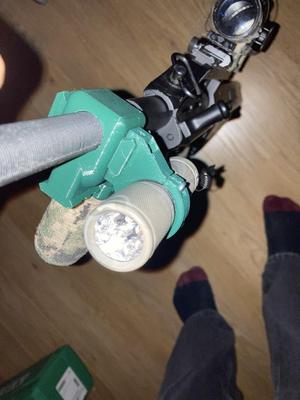 airsoft 21mm flashlight holder