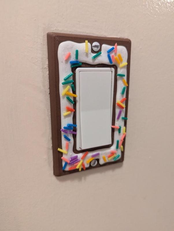 Christmas Gingerbread Cookie Light Switch Cover