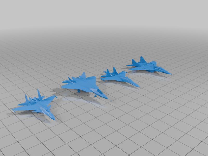 Russia/Soviet Union Multirole Fighter Pack: T-50 (Su-57), Mig-35, Su-34 Fullback, Su-35