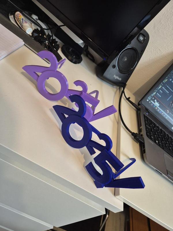 2025 Happy New Year Fun Glasses