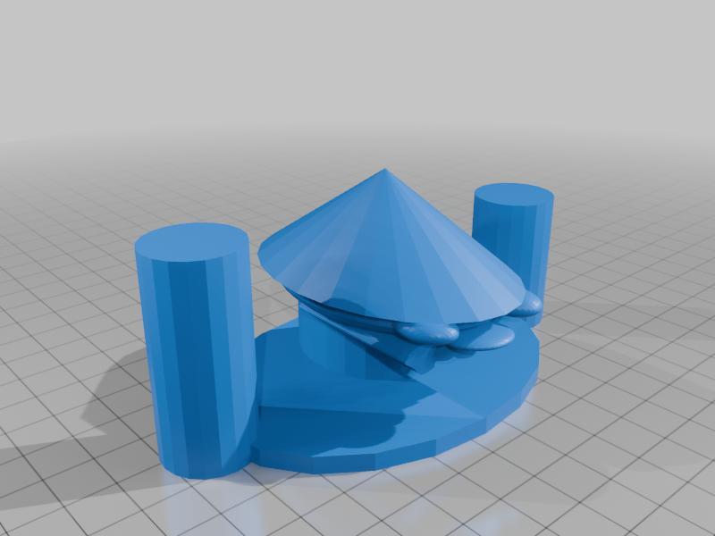 long neck partying gnome