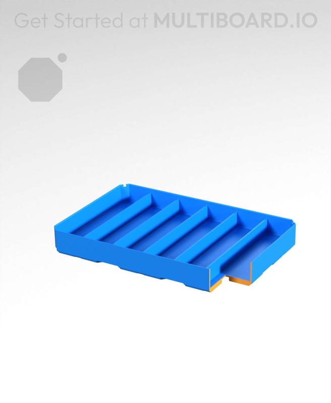 3x2x0.5 - Double Divided Bin - Multibin Insert