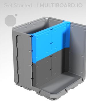 2x1H - Full Top Multibin Divider