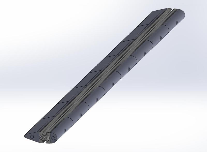 Airfoils for 8020 40-4040 roof rack crossbars