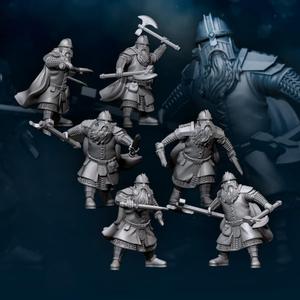 6x Metal Guard Dwarf | Kalak Dwarves | Davale Games | Fantasy
