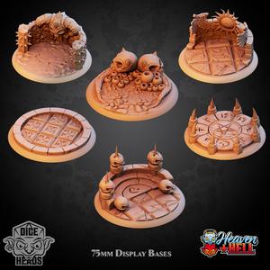 75mm Heaven & Hell Display Bases