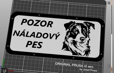 Cedulka Border kollie