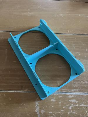 MacPro G5 Rear Fan Bracket modified to fit The Laser Hive mATX Original Kit (Case Conversion)