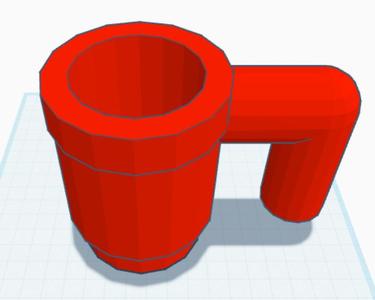 Lego cup for 10:1 scale lego figures
