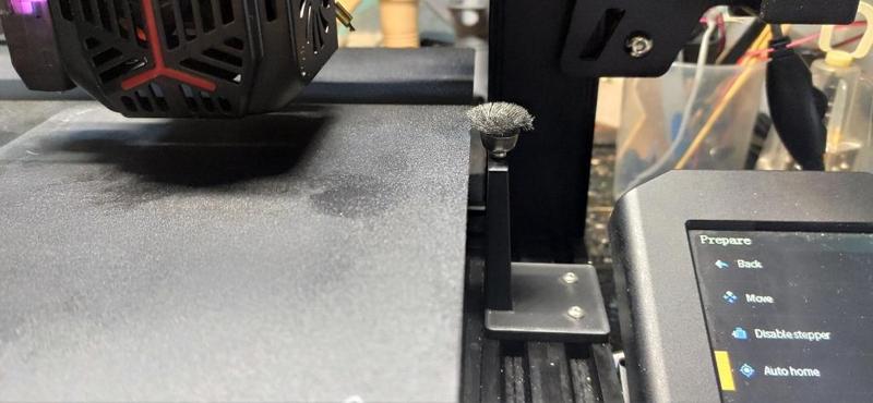 simple nozzle brush cleaner [ender 3 v2 neo]