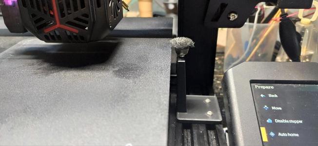 simple nozzle brush cleaner [ender 3 v2 neo]