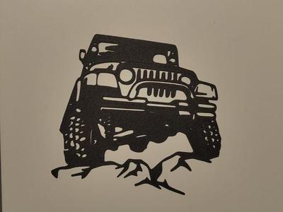 jeep wrangler Wall Art