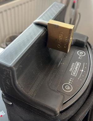 Brompton Battery Handle Cover (Anti-theft device to protect the battery and the battery bag)