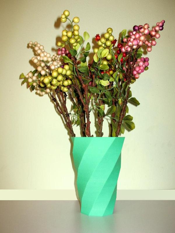 Green vase