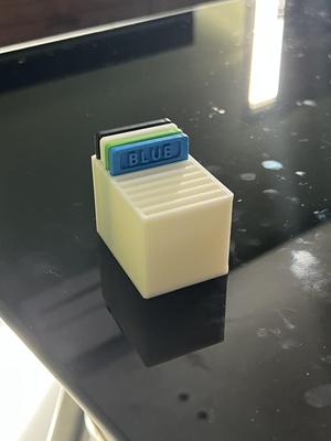Color Cards + Display Case
