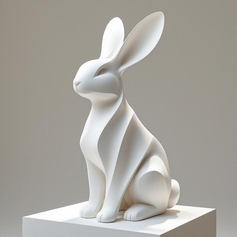 Easter Bunny Figurine – Cute Holiday Decor