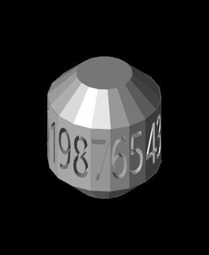 9 sided dice