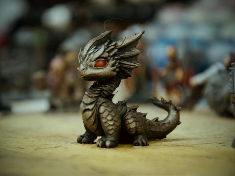 Baby Dragon Miniature but with real details 