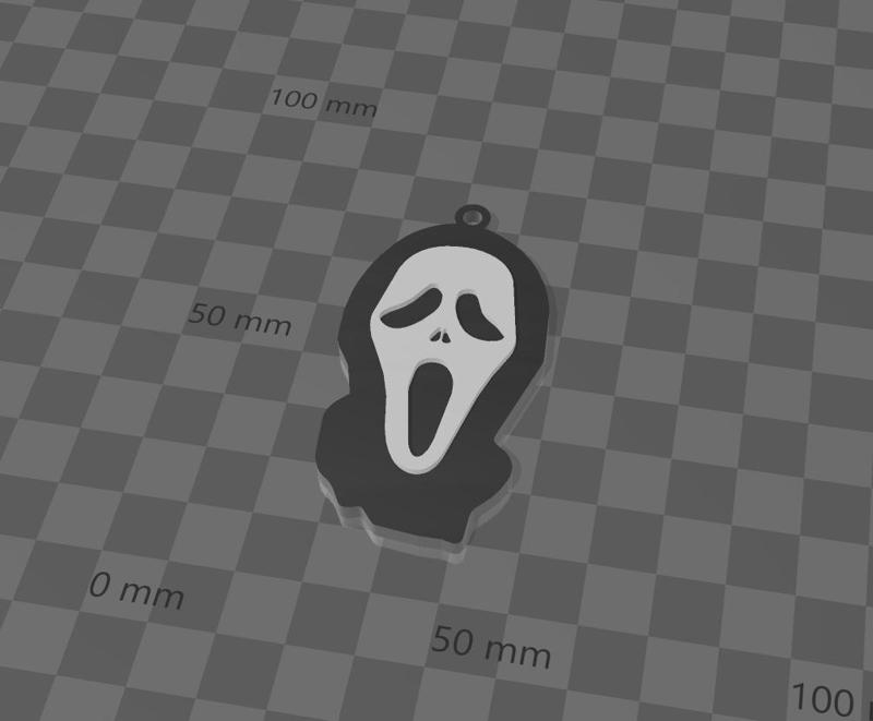 SCREAM KEYCHAIN