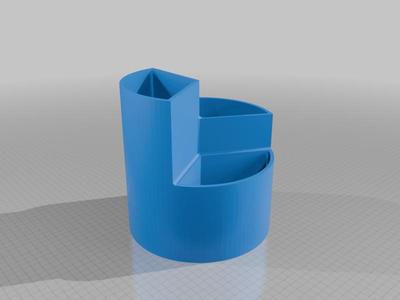 Multi-compartment pencil holder