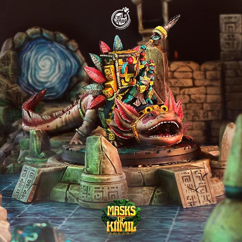 Akna, Mounted Warrior (Pre-Supported)