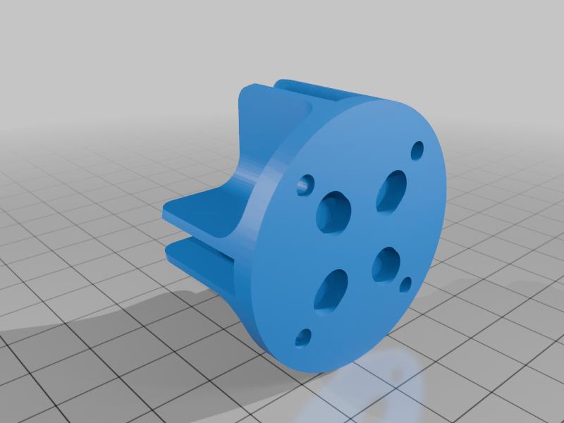 RC depron plane motor mount 