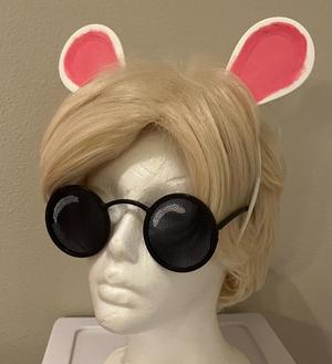 Costume Round Glasses (Blind Mouse from Shrek)