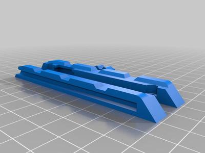 Halved Nerf Rail