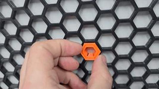 Honeycomb Storage Wall Improved Hex Inserts