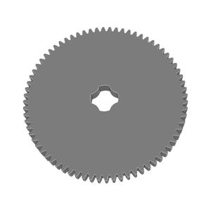 Gear Wheel PLN TTH72 BU00.50 SFT-SHD - SPN-GWH-0266