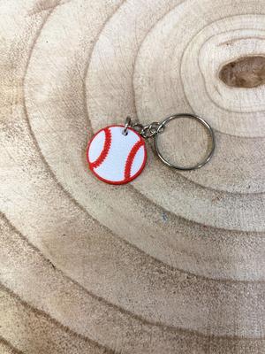 Baseball keycain