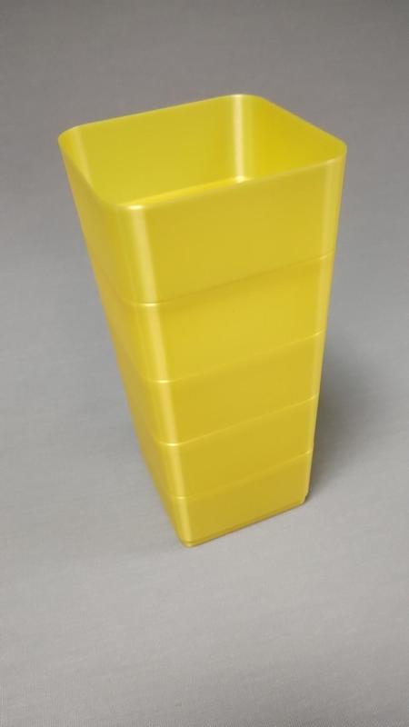 Deceptively stackable nestable cups / trays (parametric)