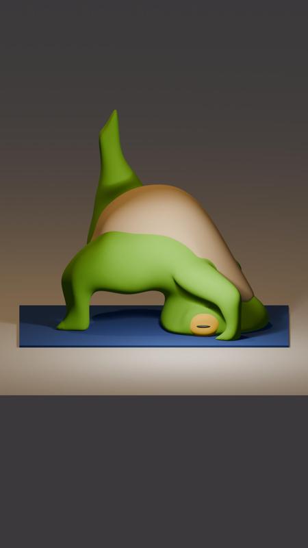 AN Yoga Frog