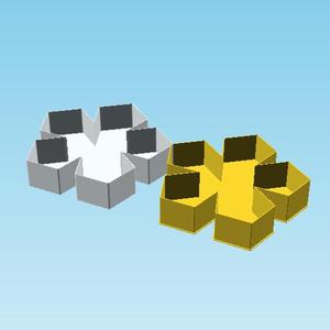 PentaCuts, nestable box (v2)