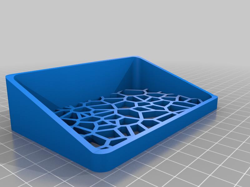 Jabonera de pared / Wall soap holder - Voronoi