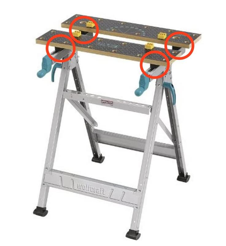 Bracket / Spare Part for Wolfcraft Workbench / Werkbank Ersatzteil