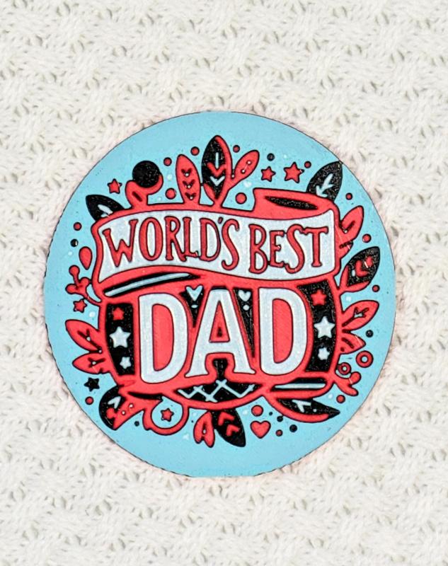 Worlds Best Dad Coaster