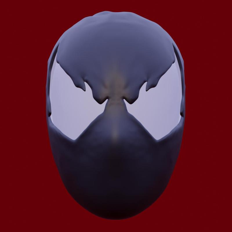 Marvel Spider-Man 2 | Symbiote Mask | Peter Parker | Full Mask & Lenses